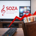SOZA opäť zvyšuje poplatky – hrozí zvyšovanie cien televíznych operátorov